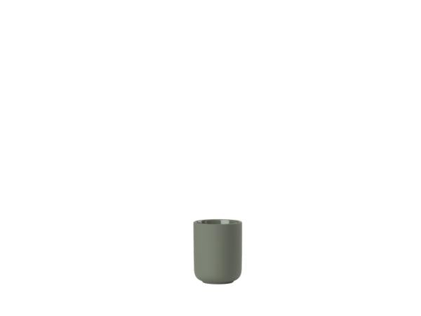 Produktbillede af ZONE Denmark Tandbørstekrus Ume Olive green i premium kvalitet