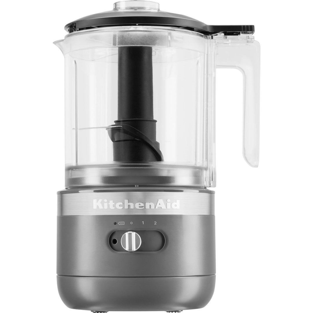 Kitchenaid Kitchenaid 5KFCB519EDG Ledningsfri mini foodprocessor, grå ❤ produktbillede i kategorien Foodprocessorer