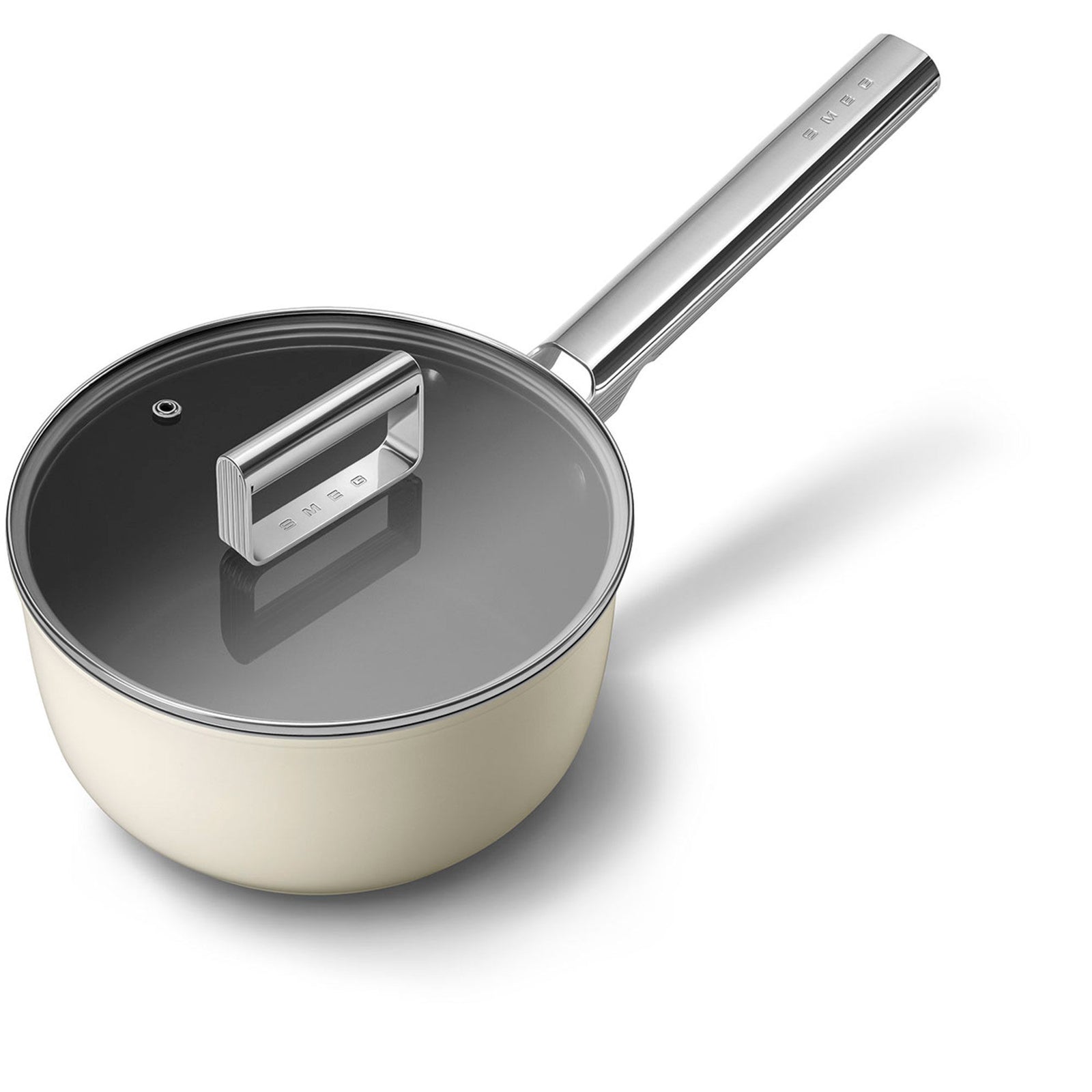 Smeg Smeg Saucekasserolle 20 cm, creme ❤ frontbillede (Saucekasserolle)