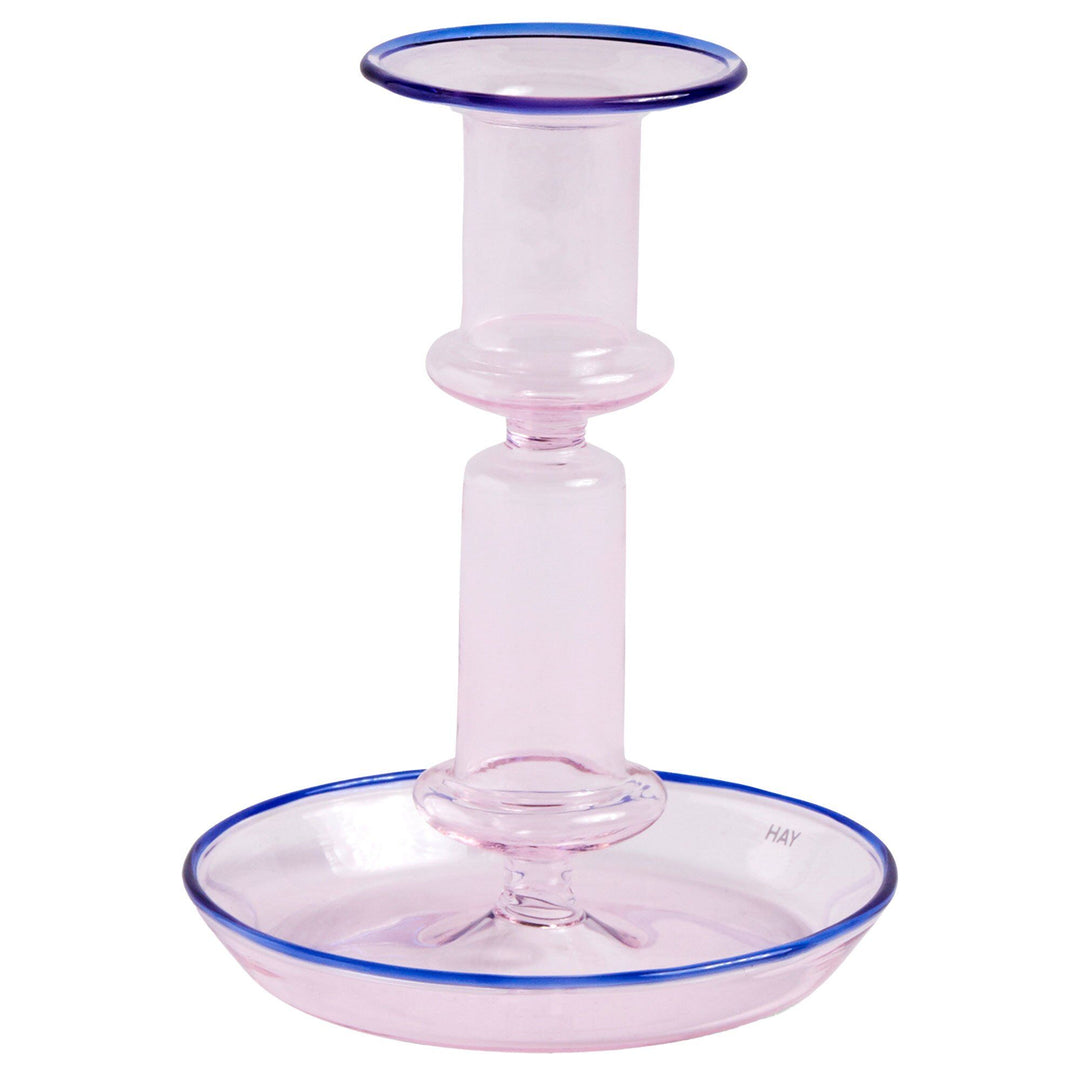 Hay Hay Lysestage Flare, Ø11, pink, medium – produktbillede (Lysestage)