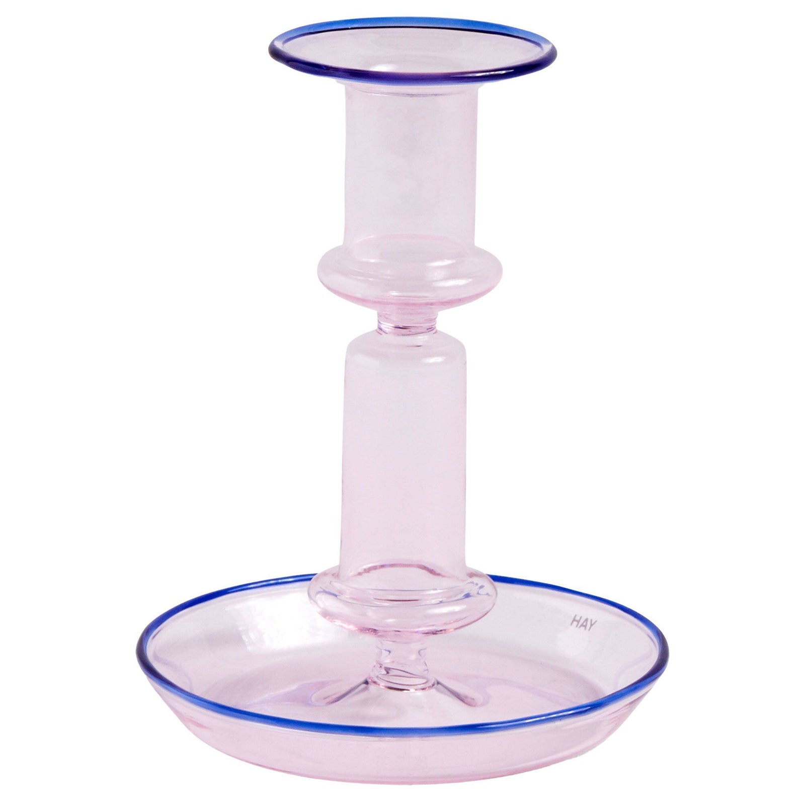 Hay Hay Lysestage Flare, Ø11, pink, medium – produktbillede (Lysestage)