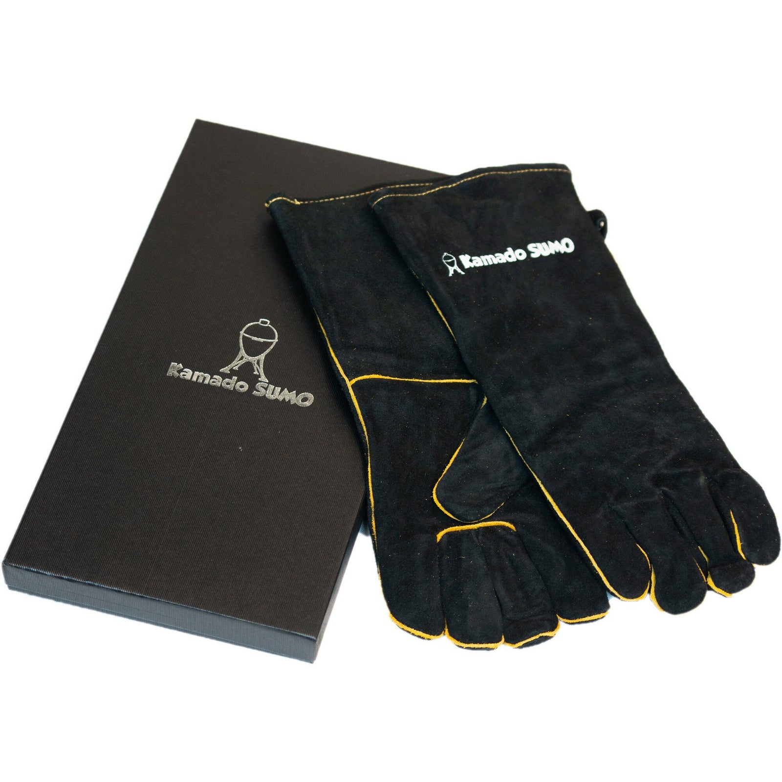 Kamado sumo Kamado sumo Premium grillhandsker i læder – produktvisning (Grillhandsker)