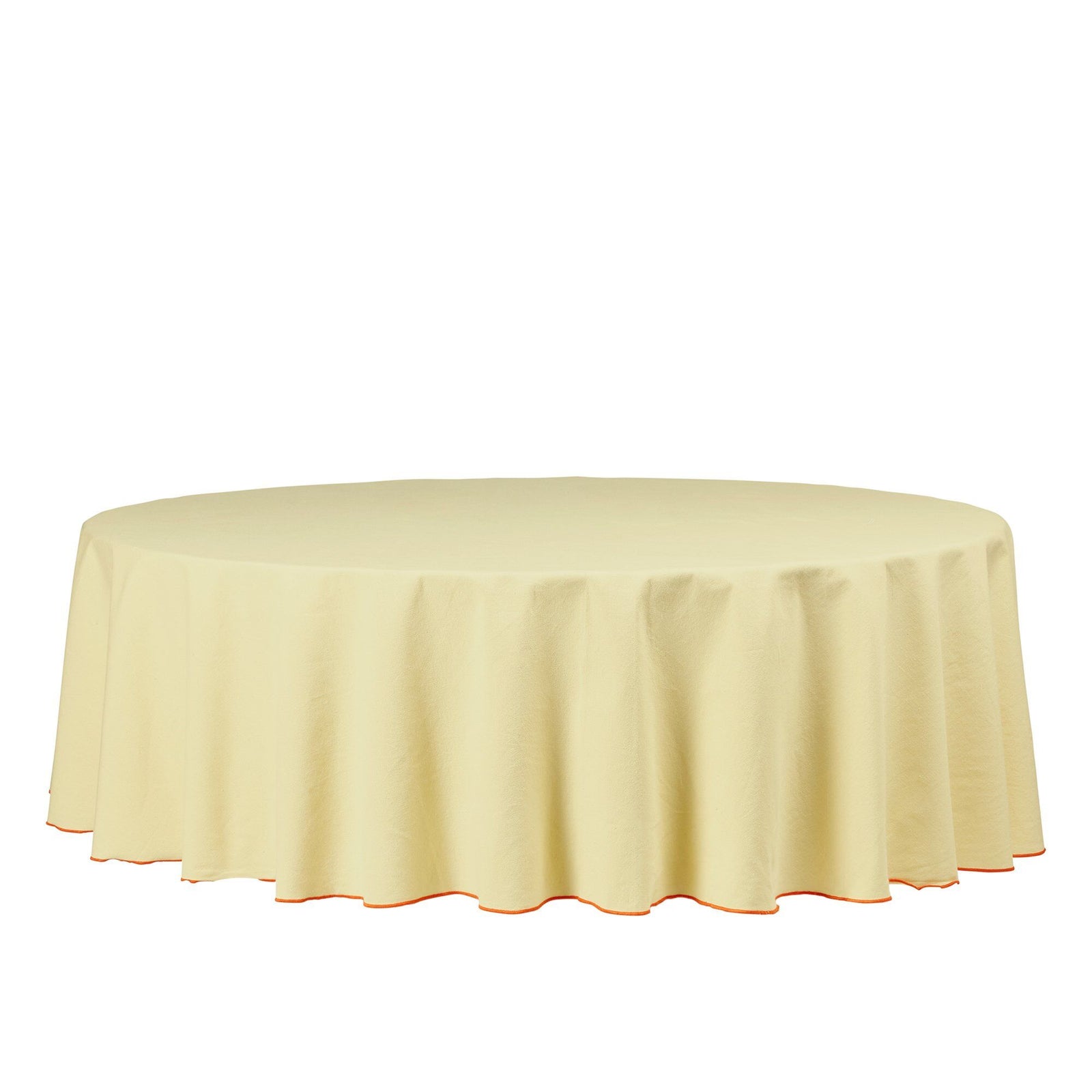 Broste Broste Wilhelmina dug 200 cm, gul ❤ vinkelbillede (Dug)