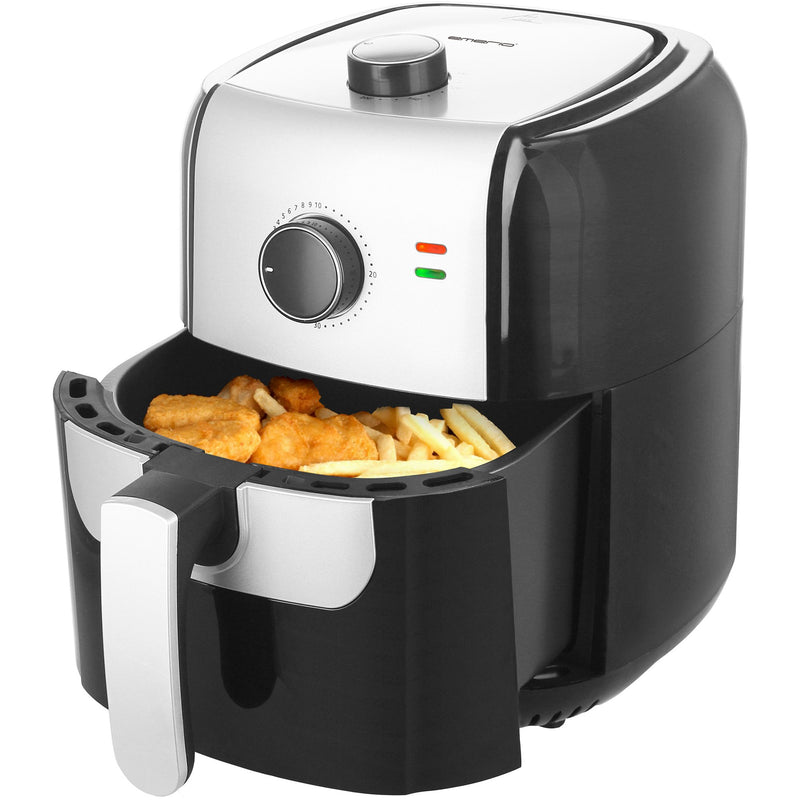 Emerio Smart airfryer 5,5 liter sort og sølv - Kitchen One - Køb online på udsalg og tilbud lige nu - Hurtig levering til billige priser via Go with Gozomo