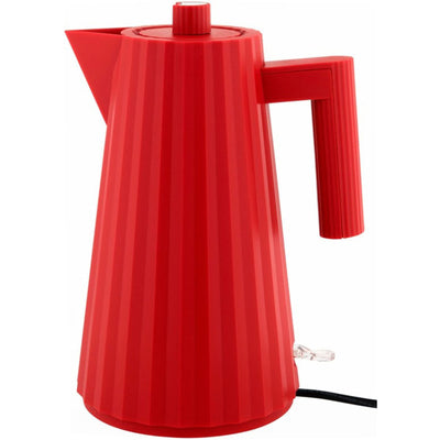 Alessi MDL06 Plissé elkedel 1,7 liter, rød - Kitchen One - Køb online på udsalg og tilbud lige nu - Hurtig levering til billige priser via Go with Gozomo