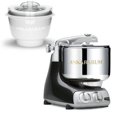 Ankarsrum AKM 6230 røremaskine med ismaskine, black diamond - Kitchen One - Køb online på udsalg og tilbud lige nu - Hurtig levering til billige priser via Go with Gozomo
