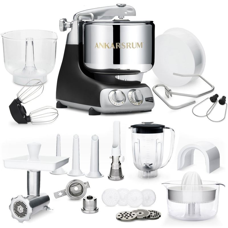 Ankarsrum AKM 6230 Køkkenmaskine + Deluxe pakke, Matsort - Kitchen One - Køb online på udsalg og tilbud lige nu - Hurtig levering til billige priser via Go with Gozomo