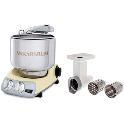 Ankarsrum Assistent AKM 6230 røremaskine + grøntsagssnitter, creme - Kitchen One - Køb online på udsalg og tilbud lige nu - Hurtig levering til billige priser via Go with Gozomo