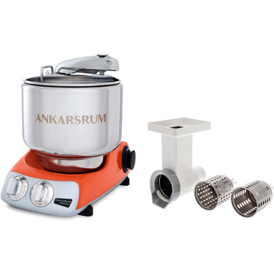 Ankarsrum Assistent AKM 6230 røremaskine + grøntsagssnitter, pure orange - Kitchen One - Køb online på udsalg og tilbud lige nu - Hurtig levering til billige priser via Go with Gozomo