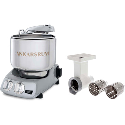 Ankarsrum Assistent AKM 6230 røremaskine + grøntsagssnitter, sølv - Kitchen One - Køb online på udsalg og tilbud lige nu - Hurtig levering til billige priser via Go with Gozomo