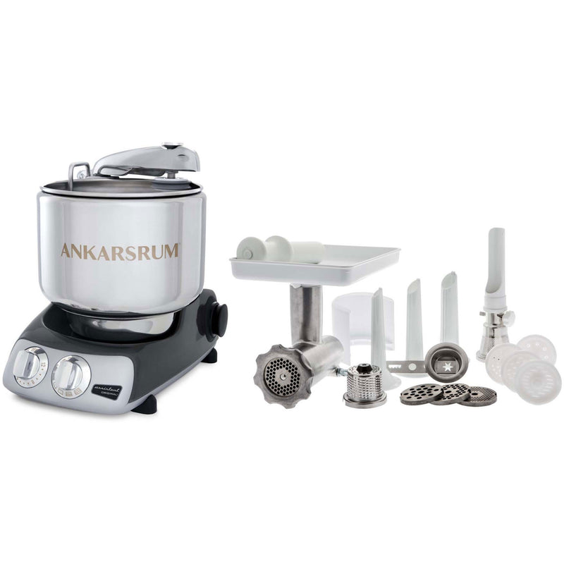 Ankarsrum Assistent AKM 6230 røremaskine + komplet kødhakker, sort - Kitchen One - Køb online på udsalg og tilbud lige nu - Hurtig levering til billige priser via Go with Gozomo