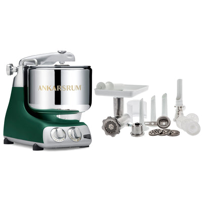 Ankarsrum Assistent AKM 6230 røremaskine + komplet kødhakker, forest green - Kitchen One - Køb online på udsalg og tilbud lige nu - Hurtig levering til billige priser via Go with Gozomo