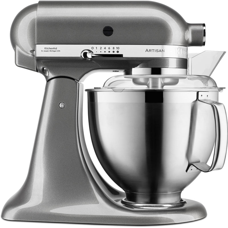 KitchenAid Artisan KSM185PSEMS røremaskine, medallion silver - Kitchen One - Køb online på udsalg og tilbud lige nu - Hurtig levering til billige priser via Go with Gozomo