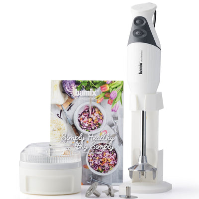 Bamix Stavmixer Simply Healthy Hvid - Kitchen One - Køb online på udsalg og tilbud lige nu - Hurtig levering til billige priser via Go with Gozomo