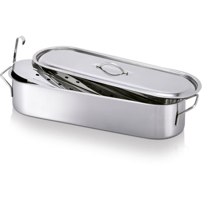 Kitchen Basic Fiskegryde Rustfrit stål 45 cm, 7 L - Kitchen One - Køb online på udsalg og tilbud lige nu - Hurtig levering til billige priser via Go with Gozomo
