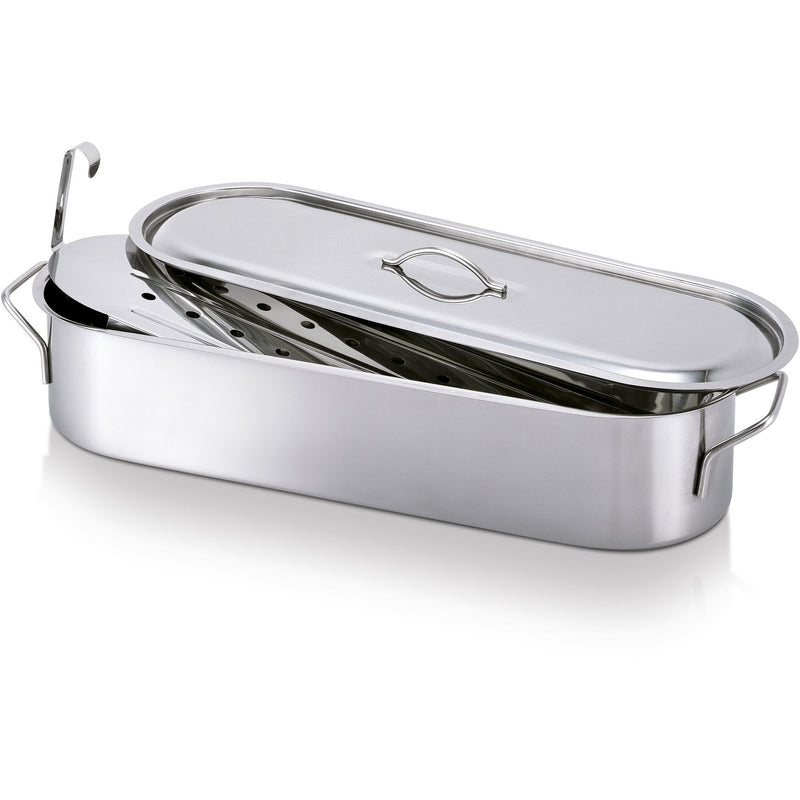 Kitchen Basic Fiskegryde Rustfrit stål 45 cm, 7 L - Kitchen One - Køb online på udsalg og tilbud lige nu - Hurtig levering til billige priser via Go with Gozomo