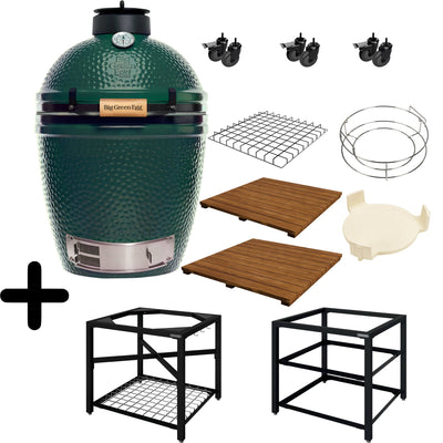 Big Green Egg Kulgrill Frame pakke plus, medium - Kitchen One - Køb online på udsalg og tilbud lige nu - Hurtig levering til billige priser via Go with Gozomo