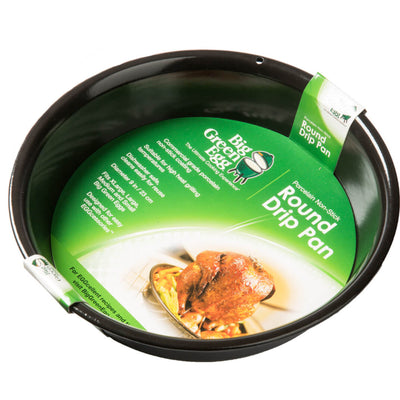 Big Green Egg Rund Drypbakke 27 cm. - Kitchen One - Køb online på udsalg og tilbud lige nu - Hurtig levering til billige priser via Go with Gozomo