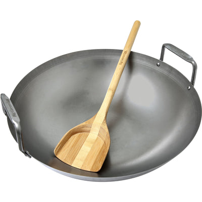 Big Green Egg Wokpande med palet i bambus - Kitchen One - Køb online på udsalg og tilbud lige nu - Hurtig levering til billige priser via Go with Gozomo