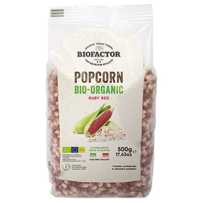 Biofactor Økologiske popcorn, 500 g, rød - Kitchen One - Køb online på udsalg og tilbud lige nu - Hurtig levering til billige priser via Go with Gozomo