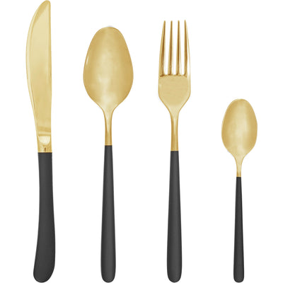Bloomingville Bestiksæt sort 4 dele - Kitchen One - Køb online på udsalg og tilbud lige nu - Hurtig levering til billige priser via Go with Gozomo