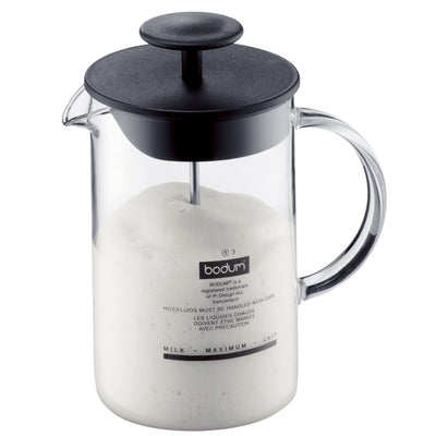 Bodum Latteo mælkeskummer m/glashåndtag, sort - Kitchen One - Køb online på udsalg og tilbud lige nu - Hurtig levering til billige priser via Go with Gozomo