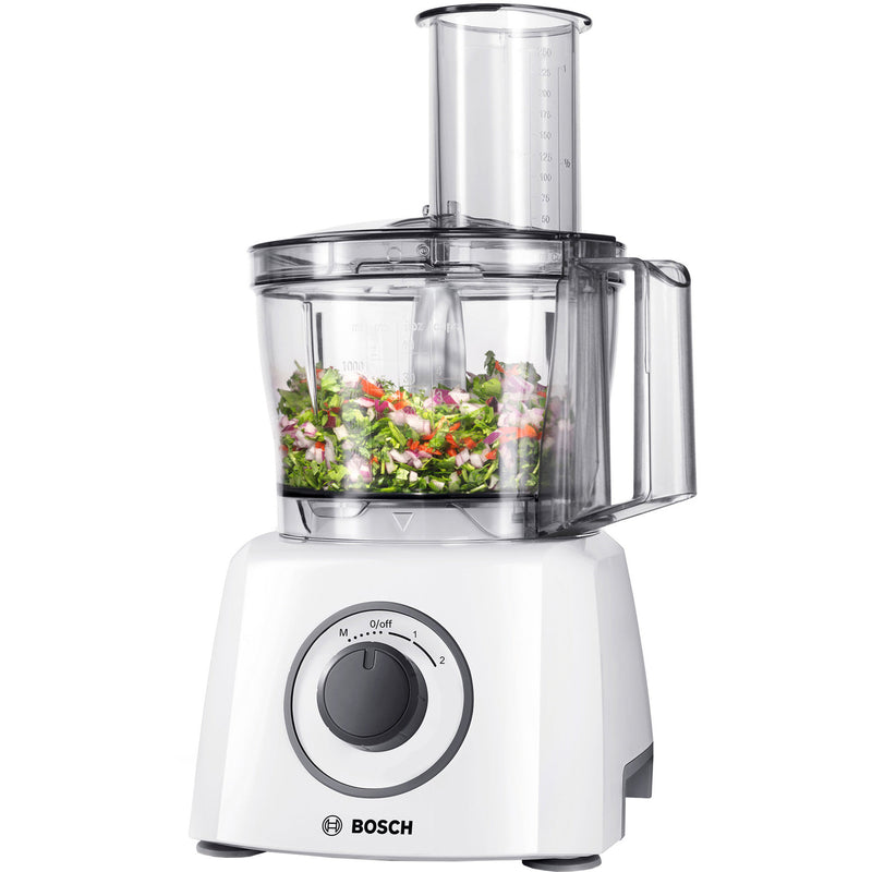 Bosch MCM3110W Foodprocessor - Kitchen One - Køb online på udsalg og tilbud lige nu - Hurtig levering til billige priser via Go with Gozomo