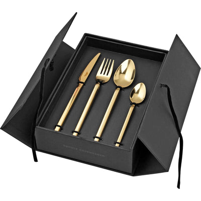Broste Copenhagen Tvis Titanium Rose Gold, bestiksæt m. 16 dele - Kitchen One - Køb online på udsalg og tilbud lige nu - Hurtig levering til billige priser via Go with Gozomo