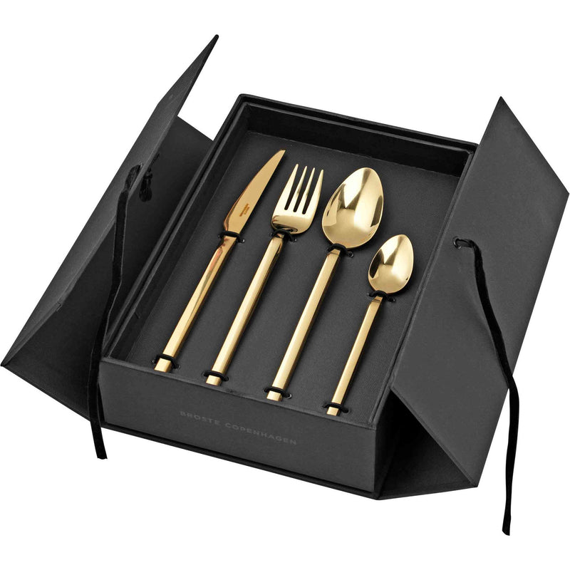 Broste Copenhagen Tvis Titanium Rose Gold, bestiksæt m. 16 dele - Kitchen One - Køb online på udsalg og tilbud lige nu - Hurtig levering til billige priser via Go with Gozomo
