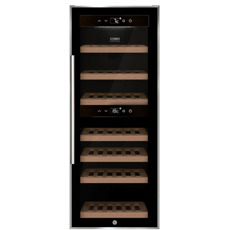 Caso WineComfort 38 flasker sort - Kitchen One - Køb online på udsalg og tilbud lige nu - Hurtig levering til billige priser via Go with Gozomo