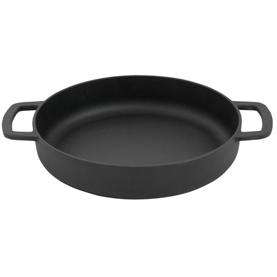 Combekk Støbejernsstegepande med 2 håndtag, sort, 24 cm. - Kitchen One - Køb online på udsalg og tilbud lige nu - Hurtig levering til billige priser via Go with Gozomo