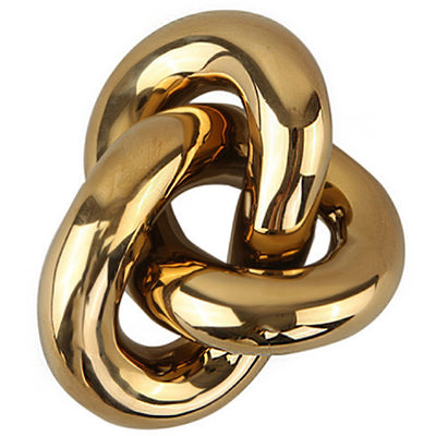 Cooee Design Knot Table Small, guld - Kitchen One - Køb online på udsalg og tilbud lige nu - Hurtig levering til billige priser via Go with Gozomo