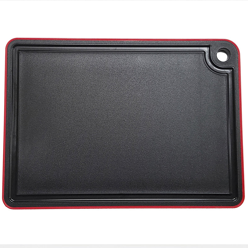 Daloplast Skærebræt, sort/rød, 35 x 25 cm - Kitchen One - Køb online på udsalg og tilbud lige nu - Hurtig levering til billige priser via Go with Gozomo