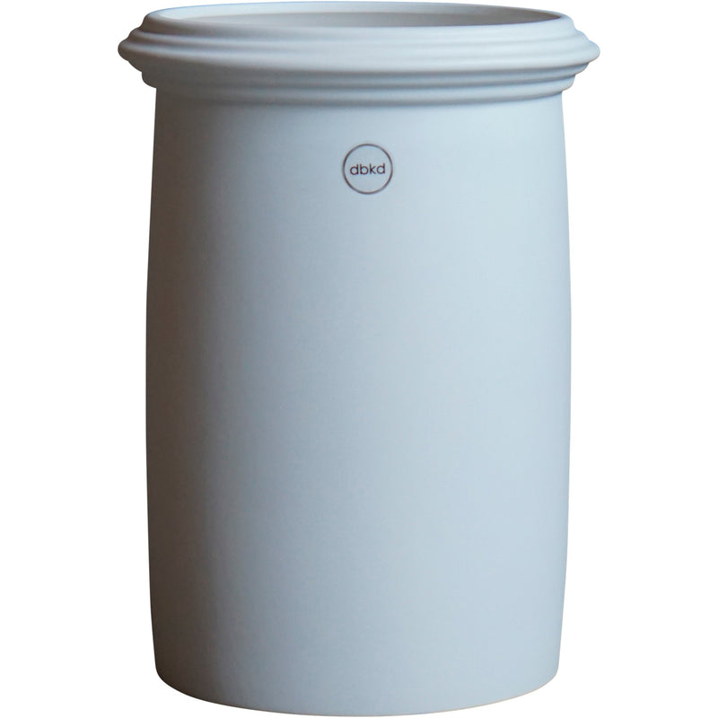 DBKD Kruset krukke, large, matte white - Kitchen One - Køb online på udsalg og tilbud lige nu - Hurtig levering til billige priser via Go with Gozomo