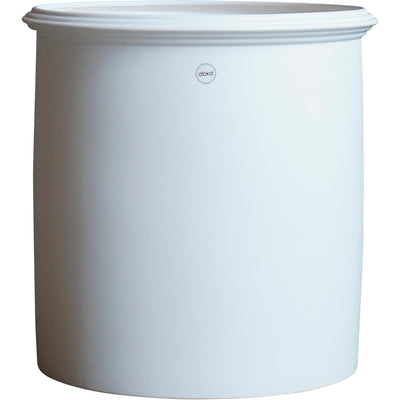 DBKD Kruset krukke, XL, matte white - Kitchen One - Køb online på udsalg og tilbud lige nu - Hurtig levering til billige priser via Go with Gozomo