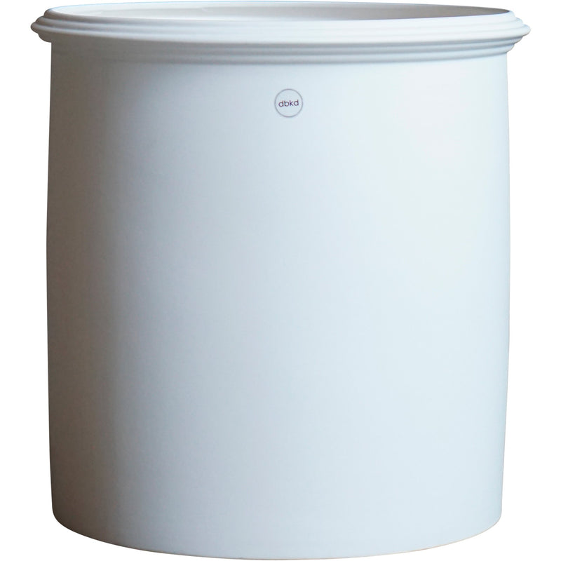 DBKD Kruset krukke, XL, matte white - Kitchen One - Køb online på udsalg og tilbud lige nu - Hurtig levering til billige priser via Go with Gozomo