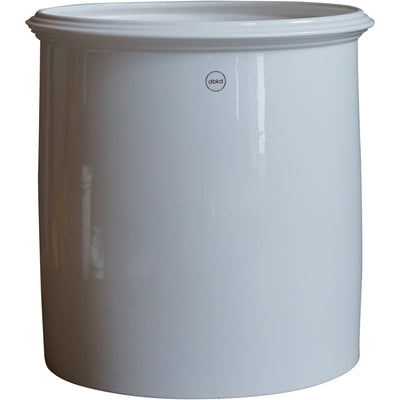 DBKD Kruset krukke, XL, shiny white - Kitchen One - Køb online på udsalg og tilbud lige nu - Hurtig levering til billige priser via Go with Gozomo