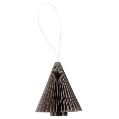 DBKD Paper Tree juletræspynt, 7 cm, brun - Kitchen One - Køb online på udsalg og tilbud lige nu - Hurtig levering til billige priser via Go with Gozomo
