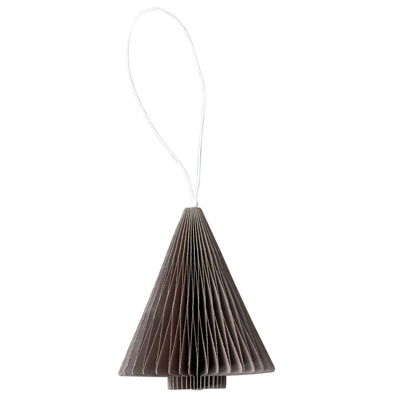 DBKD Paper Tree juletræspynt, 7 cm, brun - Kitchen One - Køb online på udsalg og tilbud lige nu - Hurtig levering til billige priser via Go with Gozomo