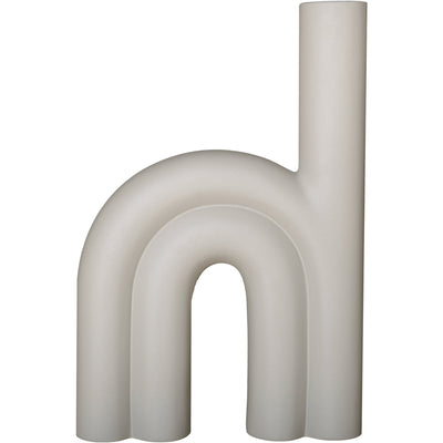 DBKD Rope vase, large, sandy mole - Kitchen One - Køb online på udsalg og tilbud lige nu - Hurtig levering til billige priser via Go with Gozomo