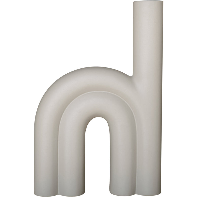 DBKD Rope vase, large, sandy mole - Kitchen One - Køb online på udsalg og tilbud lige nu - Hurtig levering til billige priser via Go with Gozomo