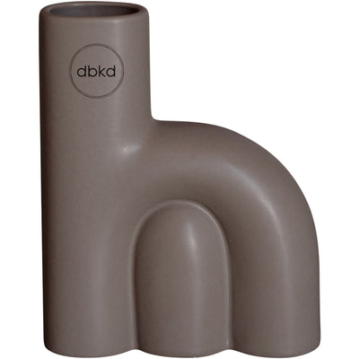 DBKD Rope vase, small, dust - Kitchen One - Køb online på udsalg og tilbud lige nu - Hurtig levering til billige priser via Go with Gozomo