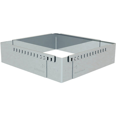 De Buyer Justerbar bageform 16 X 16 cm. - 30 X 30 cm. - Kitchen One - Køb online på udsalg og tilbud lige nu - Hurtig levering til billige priser via Go with Gozomo