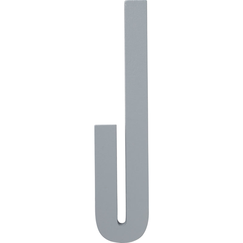 Design Letters Træbogstav i grå, J - Kitchen One - Køb online på udsalg og tilbud lige nu - Hurtig levering til billige priser via Go with Gozomo
