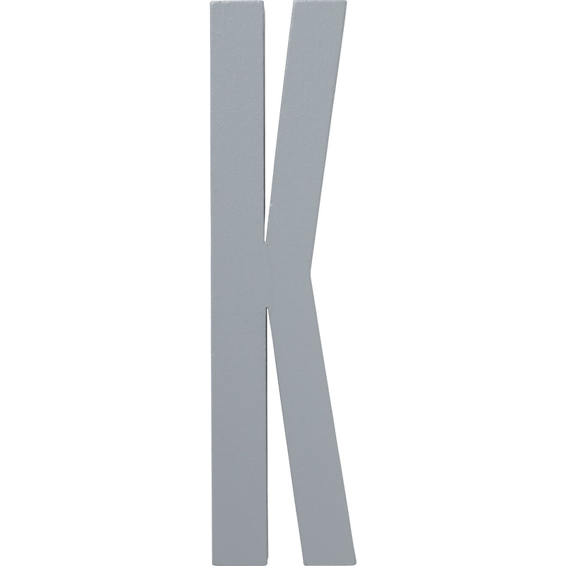 Design Letters Træbogstav i grå, K - Kitchen One - Køb online på udsalg og tilbud lige nu - Hurtig levering til billige priser via Go with Gozomo