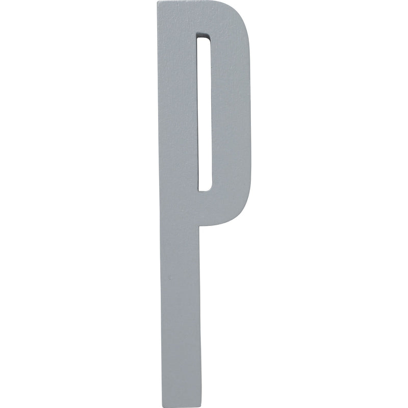 Design Letters Træbogstav i grå, P - Kitchen One - Køb online på udsalg og tilbud lige nu - Hurtig levering til billige priser via Go with Gozomo