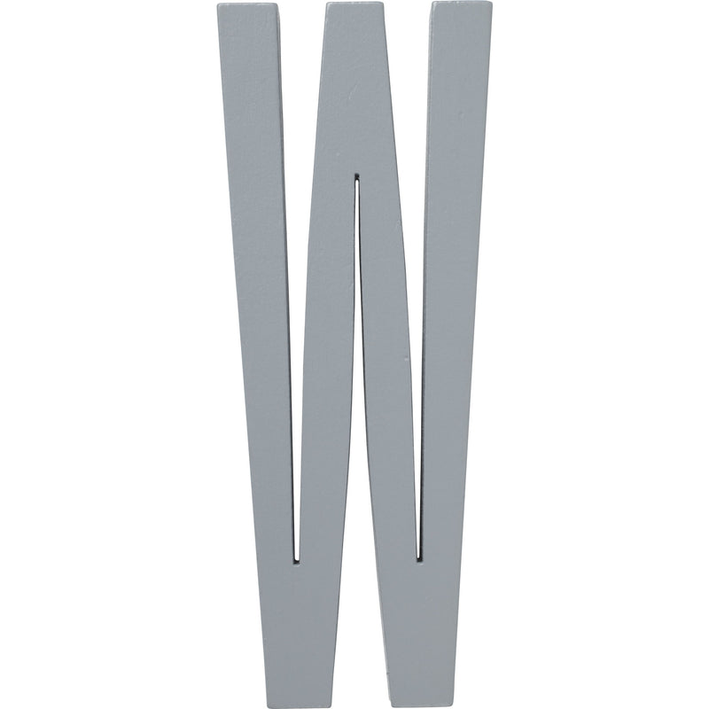 Design Letters Træbogstav i grå, W - Kitchen One - Køb online på udsalg og tilbud lige nu - Hurtig levering til billige priser via Go with Gozomo
