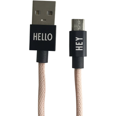 Design Letters Micro USB kabel - Kitchen One - Køb online på udsalg og tilbud lige nu - Hurtig levering til billige priser via Go with Gozomo