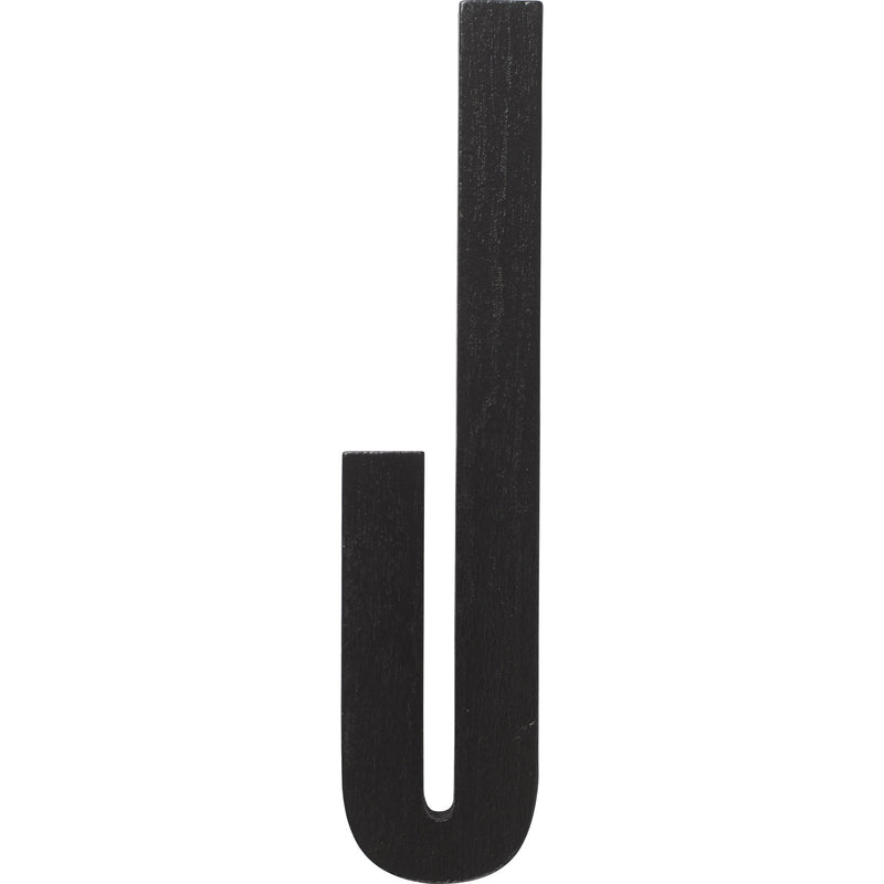 Design Letters Træbogstav i sort, J - Kitchen One - Køb online på udsalg og tilbud lige nu - Hurtig levering til billige priser via Go with Gozomo