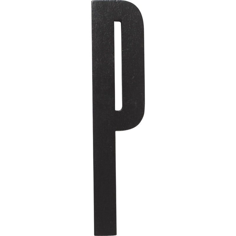 Design Letters Træbogstav i sort, P - Kitchen One - Køb online på udsalg og tilbud lige nu - Hurtig levering til billige priser via Go with Gozomo